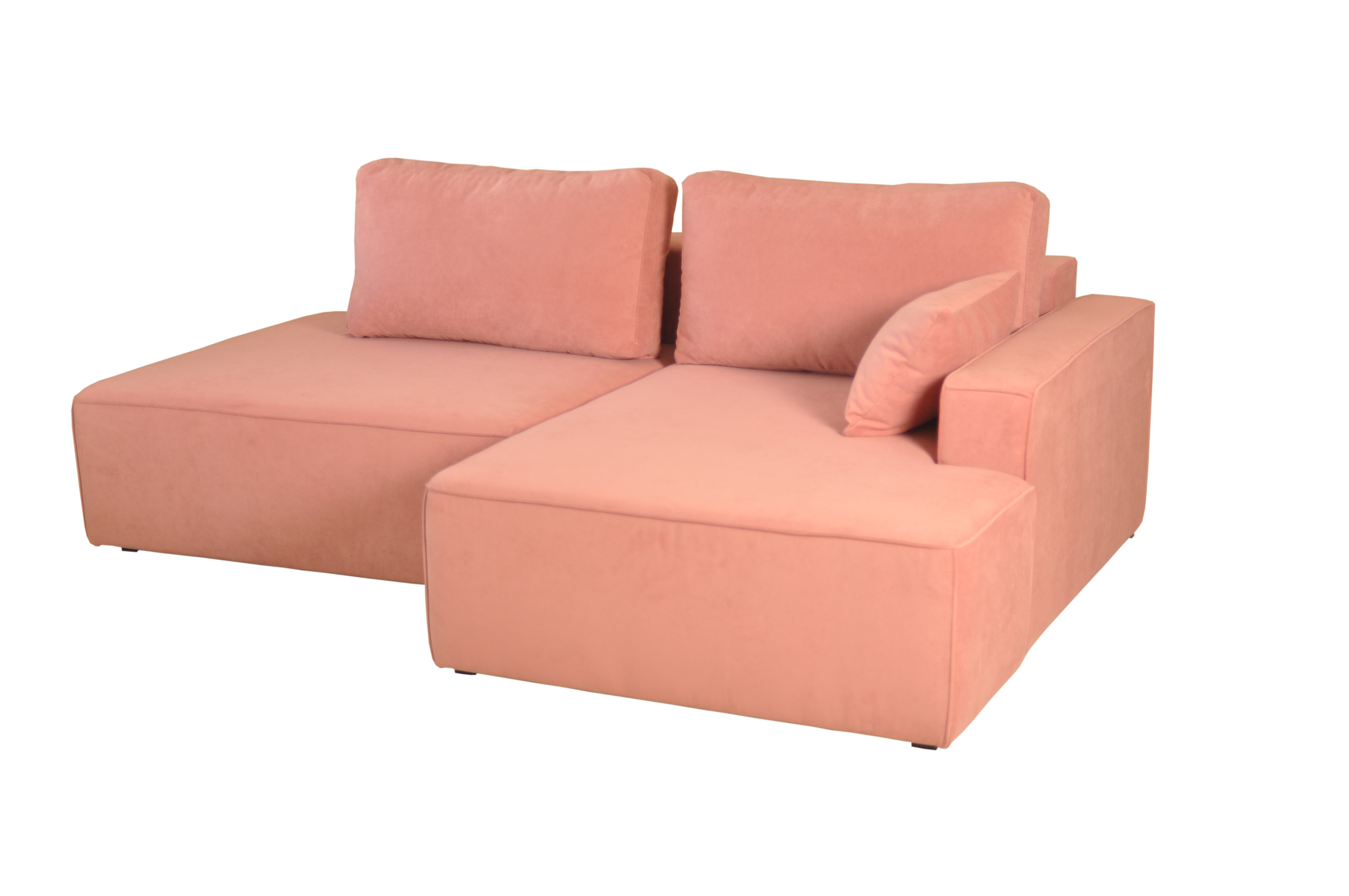 розовый диван