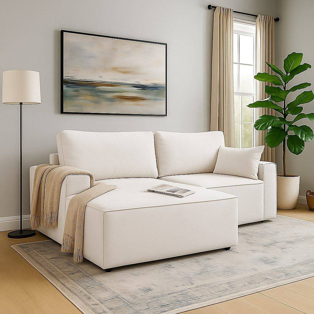 модульный диван бежевый